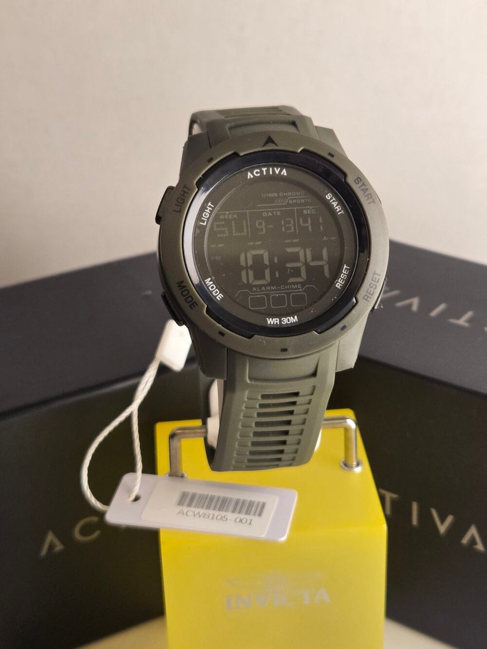 Activa Ranger X Terrain Invicta ACW8105-001 45mm Green Digital Watch New sport